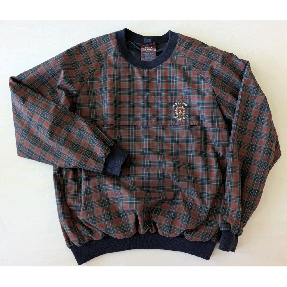 Sunderland Of Scotland Waterproof Pullover Jacket Old Course St ANDREWS XL VTG
